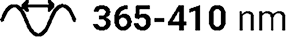365–410 nm